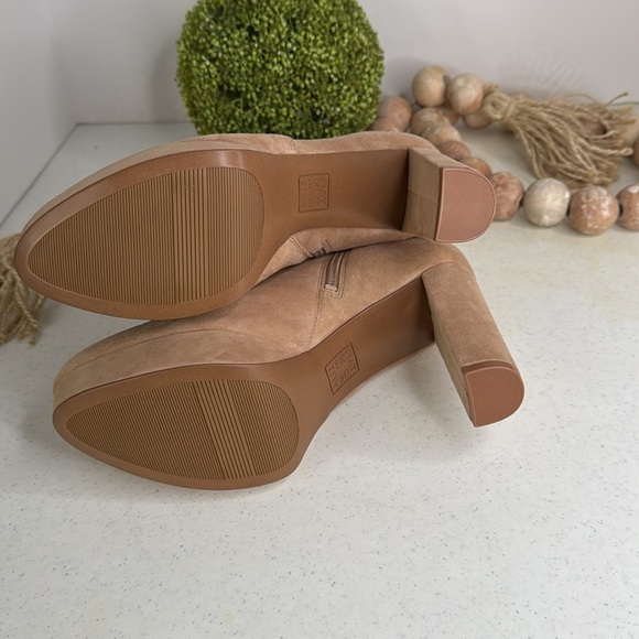 Naturalizer Womens Flavio Platform Dress Ankle Boot Tan Suede 9.5M - Picture 5 of 10
